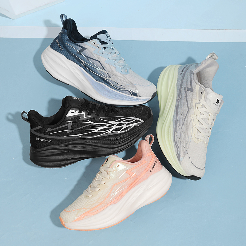 2025 New Running Shoes Unisex - Cushioned Sole, Breathable Upper, Anti-Slip, Suitable for Morning/Night Runs & Fitness