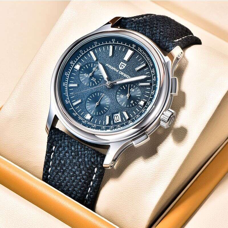 PAGANI DESIGN Men's 24-Hour Display Calendar VK63 Japanese Movement PD-1781