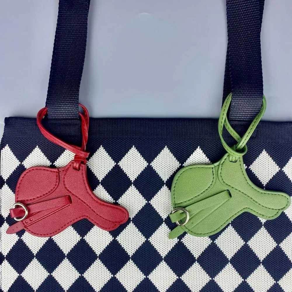 Equestrian Saddle PU Leather bag charm Handmade Luxury Bag Charm Sturdy Stitched Design for Timeless StyleW251029