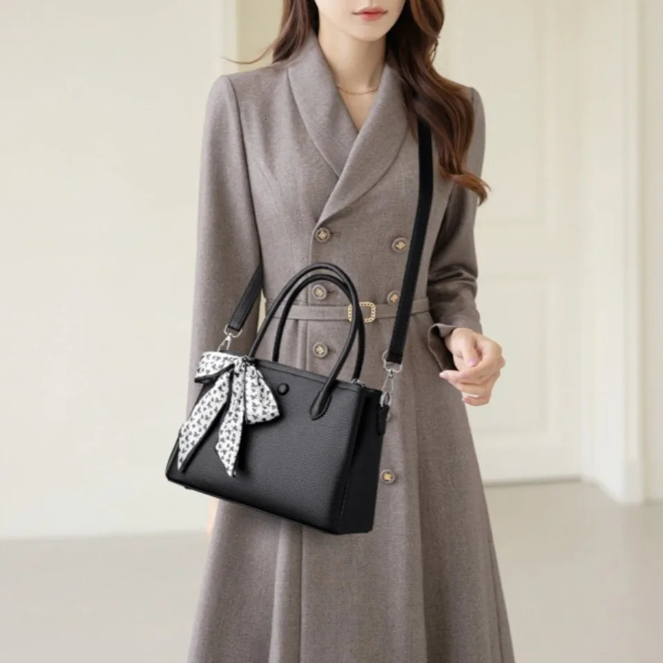 3 Layers Casual Tote Ladies Hand Bags Genuine Soft Pu Leather Handbags Women Bags for Women Sac A Main 251029