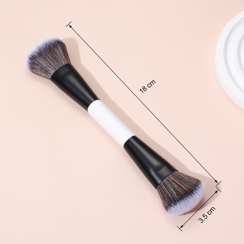 Bestselling Dual-Ended Makeup Brushes Foundation Brush, Blush Brush, Contour Brush, Setting Powder Brush, Eye Brush Beauty Tools