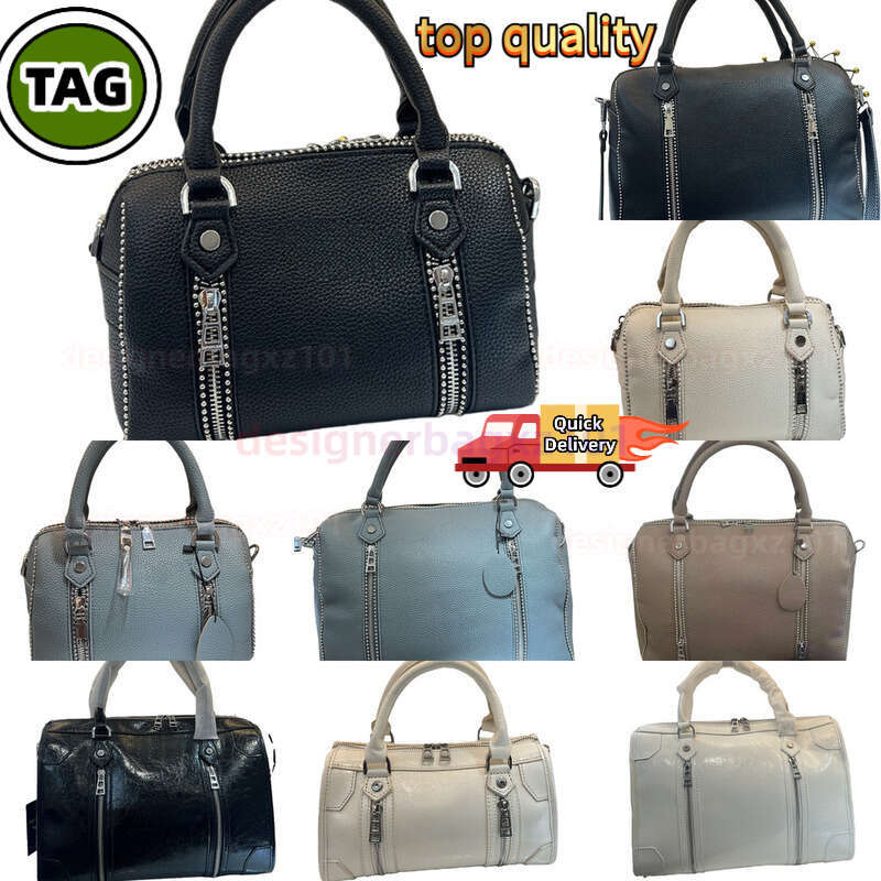 Zadigandvoltaire Bag Rock Punk Rivet Wing Designer Bag Luxury Bag Sac De Luxe French Style Crossbody Shoulder Bag Tote Bag Womens Bag Boston Large Capacity With Tag