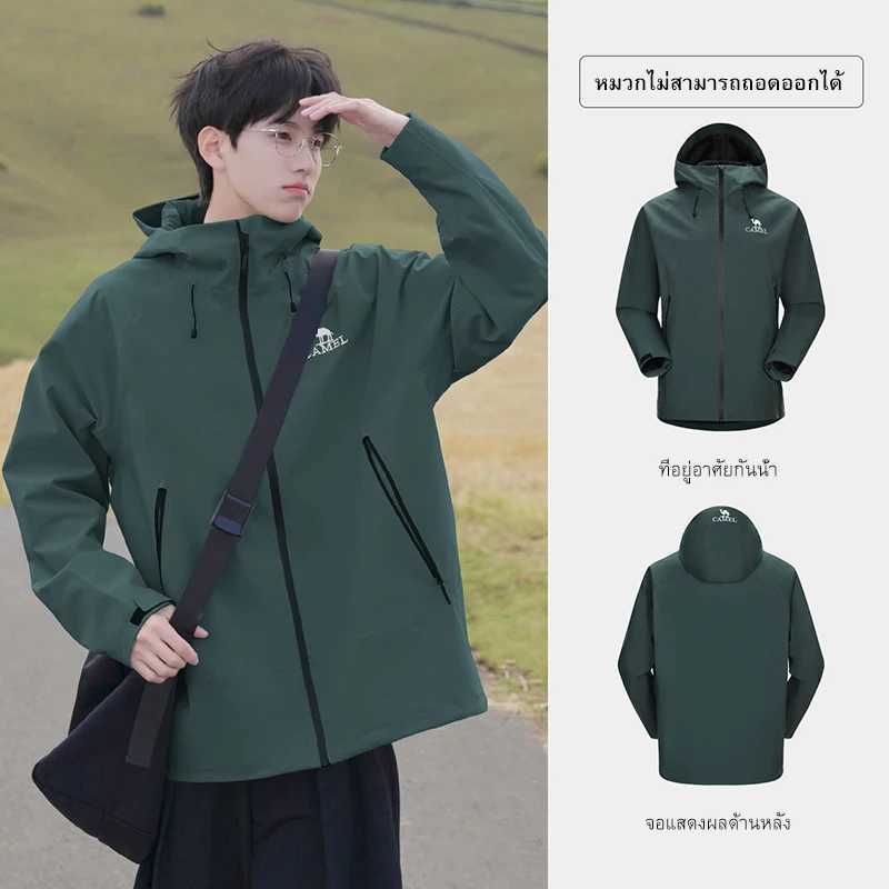 GOLDEN CAMEL Outdoor Hiking Jackets Men Hard Shell Women Windbreakers Jacket for Men Winter Coats Waterproof Unisex Clothing J251029