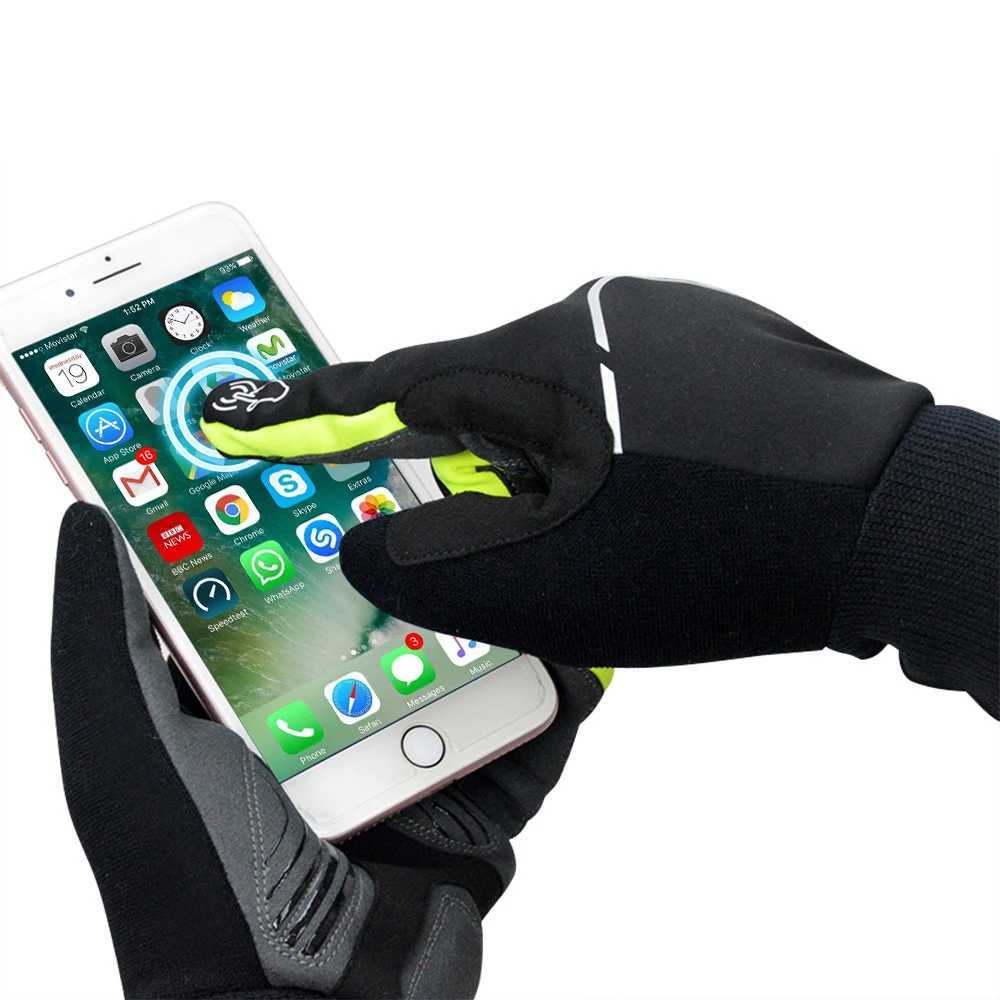 DAREVIE Cycling Gloves Full Finger Touch Screen Windproof Cycling Gloves Shockproof GEL Pad NonSlip Breathable MTB Bike Glove J251029