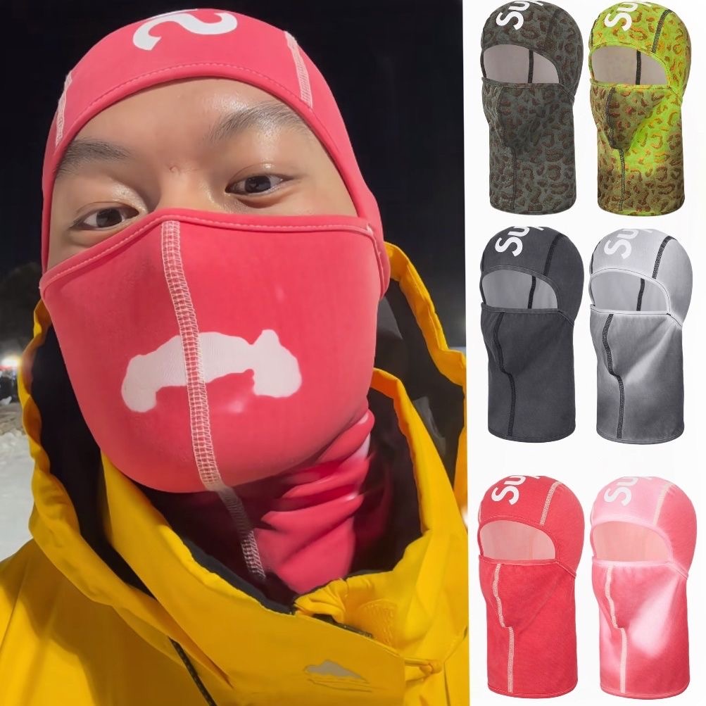 Reactive Balaclava Designer Brand Mask Fashion Ski Mask Outdoor Cycling Windproof Riding Mask Headgear Brand Sports Face Mask Winter Hat Bonnet Mens Beanie