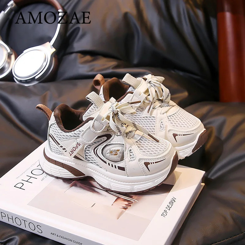 Children Casual Kids Sneakers for Boys and Girls Mesh Breathable Sports Tenis Versatile Running Shoes H260130