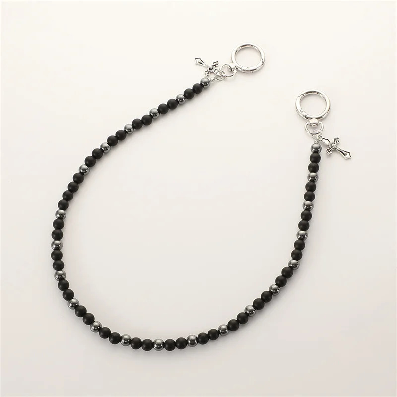 8MM Y2k Fashion Bead Pants Chain Bag Girls Cross Jeans Chains Punk Style Accessories 251021