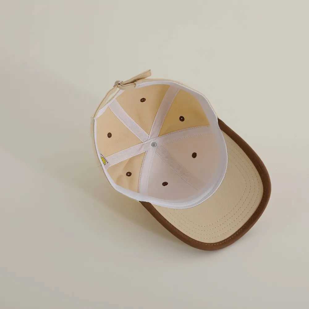 Handmade Knitted Cartoon Bear Baby Baseball Cap Fashion Children Peaked Caps Sunshine Sunscreen Boy Girl Sun Hat Kid Casual Hats251028