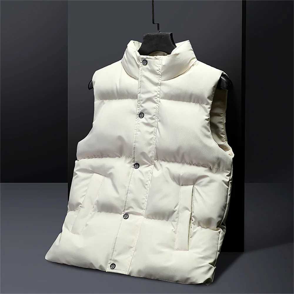 Autumn Winter Thick Vest for Young and Middleaged Men Largesized 6XL Cotton Waistcoat Casual Sports Sleeveless Jacket Vests W251029
