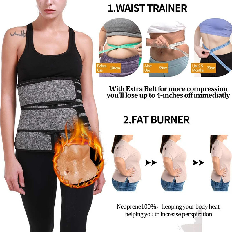 Women Waist Trainer Neoprene Body Shaper Belt Slimming Sheath Belly Reducing Shaper Tummy Sweat Shapewear Workout Shaper Corset 251029