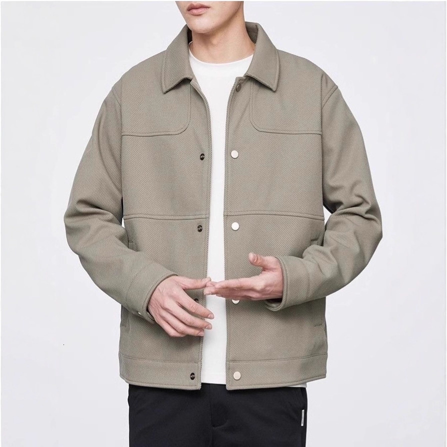American Style High-end Lapel Designer Jacket Jacket For Men Loose Fit New Workwear Mature Style Business Stable Spring And Autumn Casual Coat