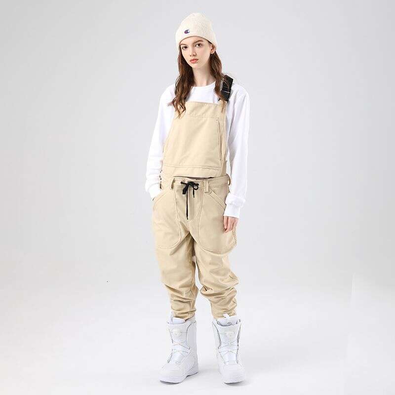 2025Ski Bib Pants For Women And Men, Snowboard Waterproof, Cold-Proof, Windproof, Outdoor Thermal Professional
