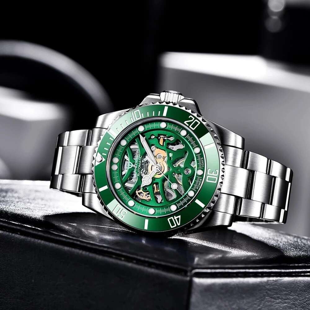 PAGANI DESIGN Skeleton Dial Elegant Mechanical Cool Stylish Men's Wristwatch PD-1659