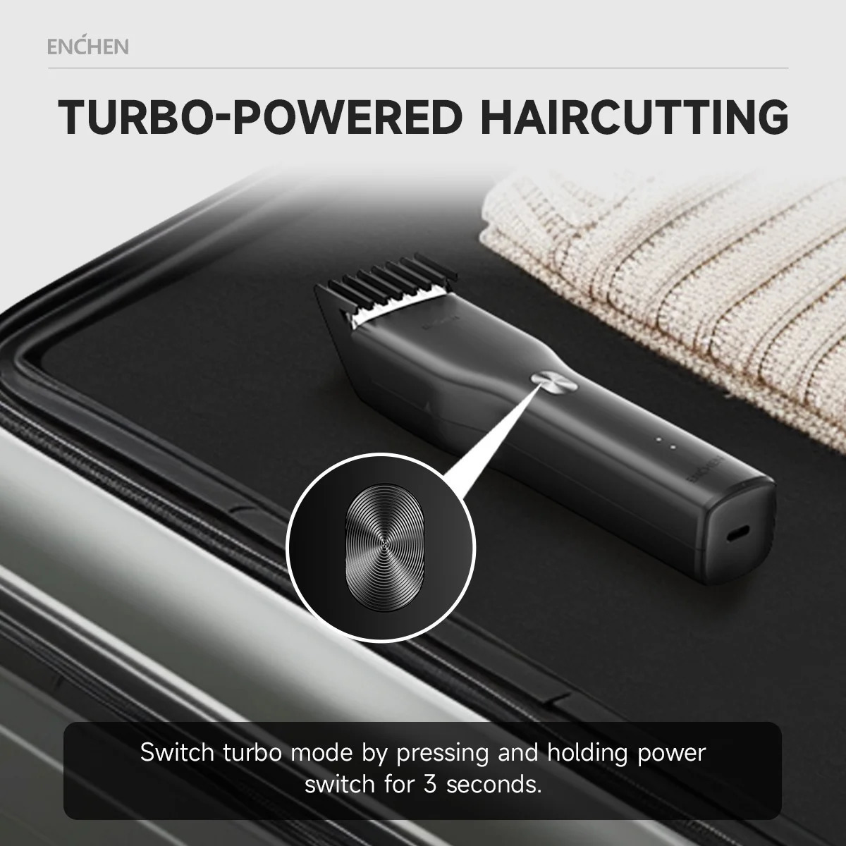 ENCHEN BoostB Hair Trimmer For Men Kids Cordless USB Rechargeable Electric Hair Clipper Cutter Machine With Adjustable Comb 251029