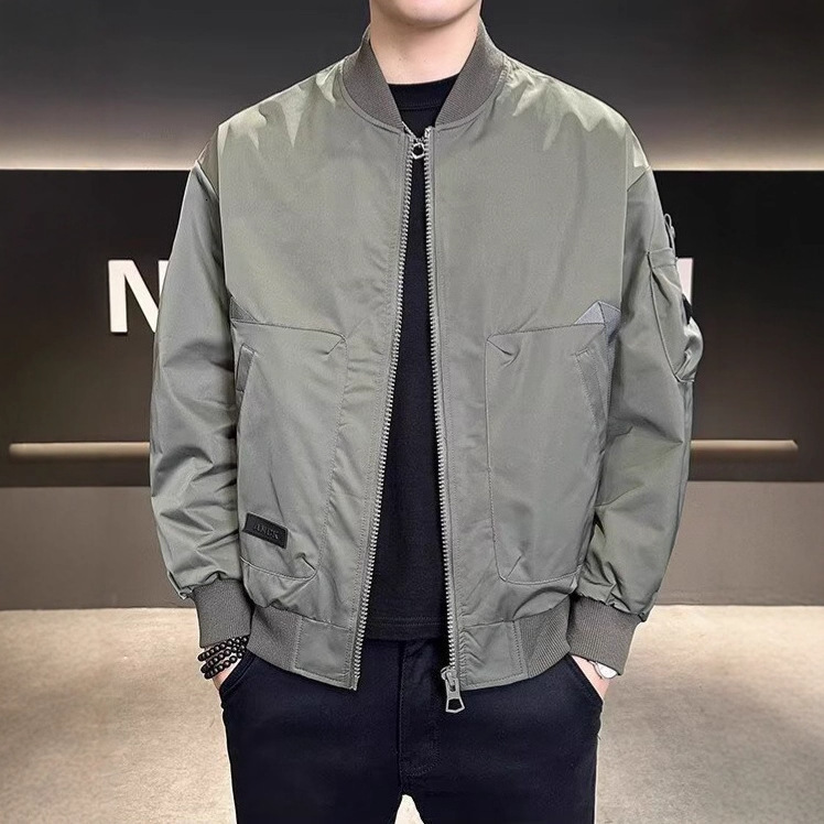 Men's Baseball Jacket Spring Autumn 2025 New High-end Trendy Brand Workwear Designer Jacket Top Men's Fashionable Jacket