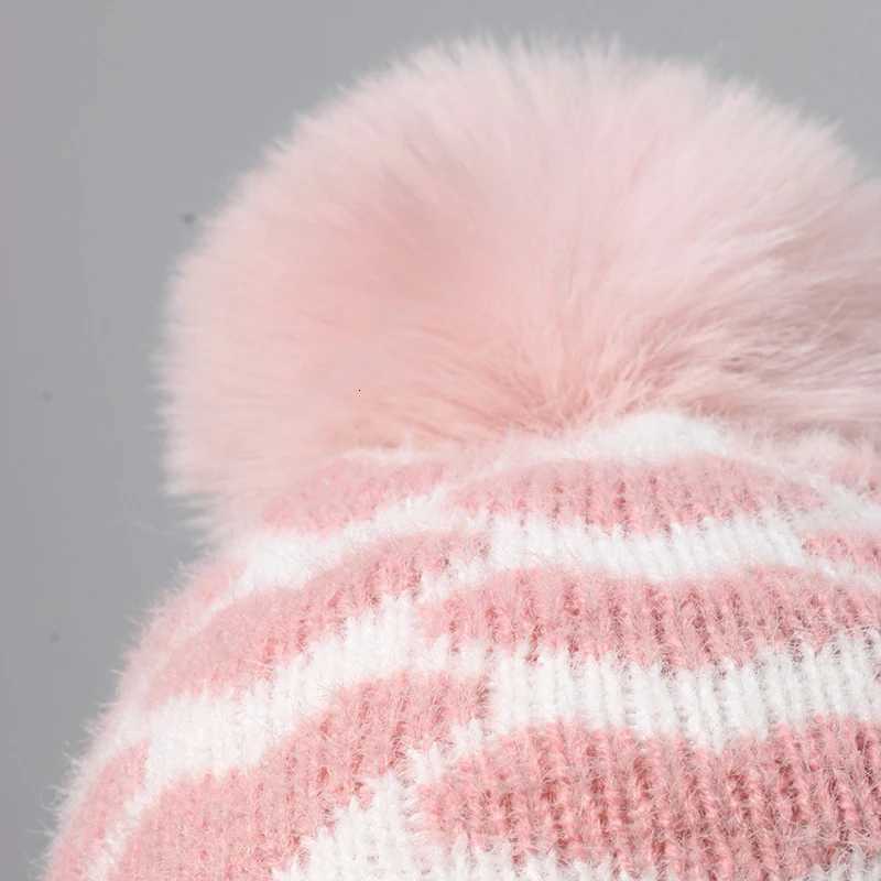 Winter Warm Baby Woolen Hat Girls Heart Beanie 02year Newborn Pullover Cap Plush Pompom Kids Knit Hats Pink Love Crochet Bonnet251028
