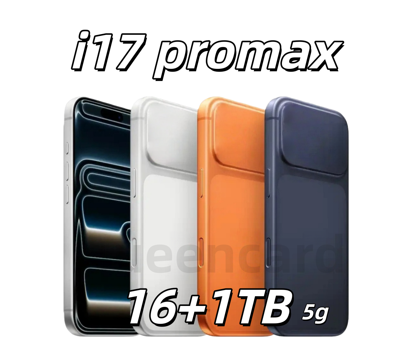 i17 i16 Pro Max 16+2TB 5G Android smartphone network unlock 7.3 Full HD 72+108MP dual camera fingerprint unlock facial recognition