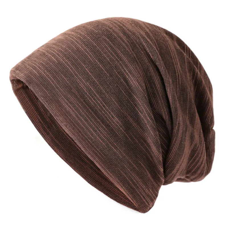 Solid Color Unisex Men Women Skullies Thin Beanies Hedging Cap Knit Knitted Cotton Double Layer Fabric Caps Casual Bonnet Hat 251029