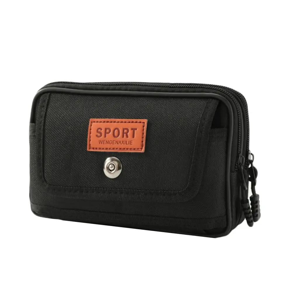 Sports Multifunctional Waist Bag Purse Portable Travel Phone Pouch Outdoor Canvas Waist Bag 251021