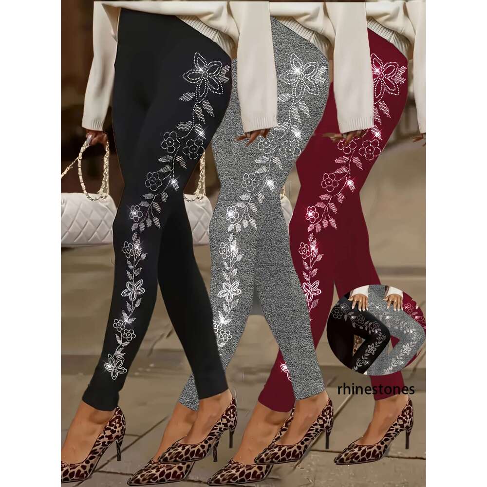 Stylish Large Rhinestone Pattern - Elegant, Unique Design for Fashionable Looks