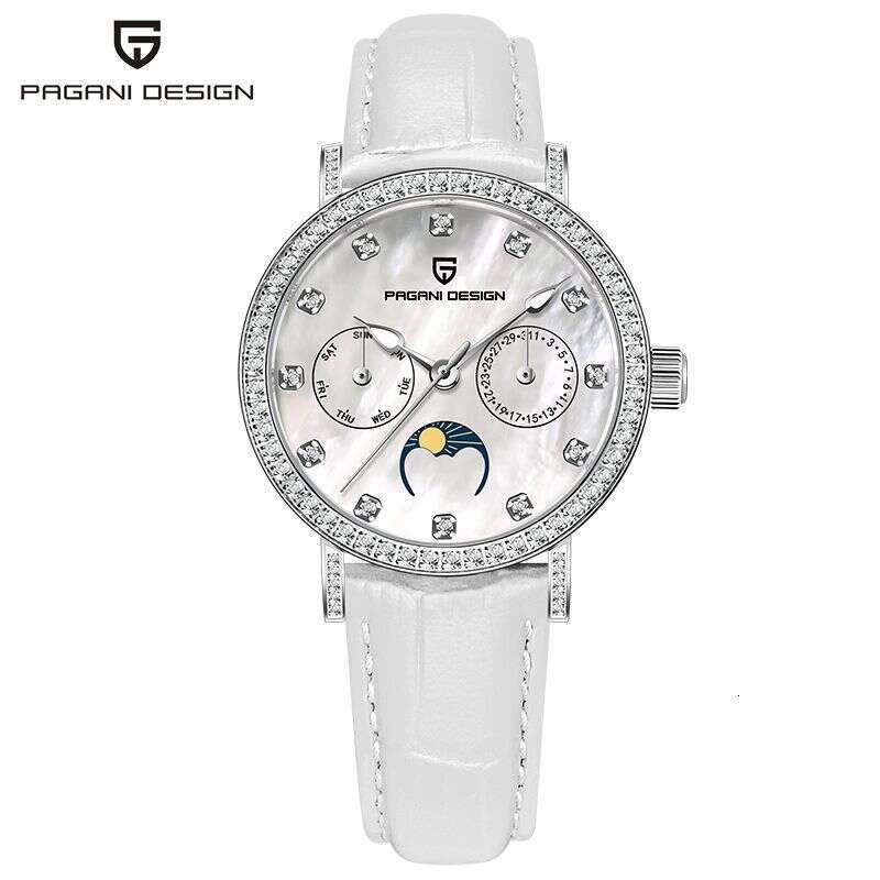PAGANI DESIGN New Calendar Week Simple Elegant Women's Quartz Watch PD-1789