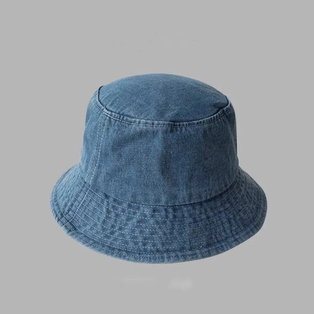 Cowboy Fisherman Hat Male and Female Small Hat Show Face Small Girl Cover Basin Hat Korean Version Versatile Couple Hat 251029