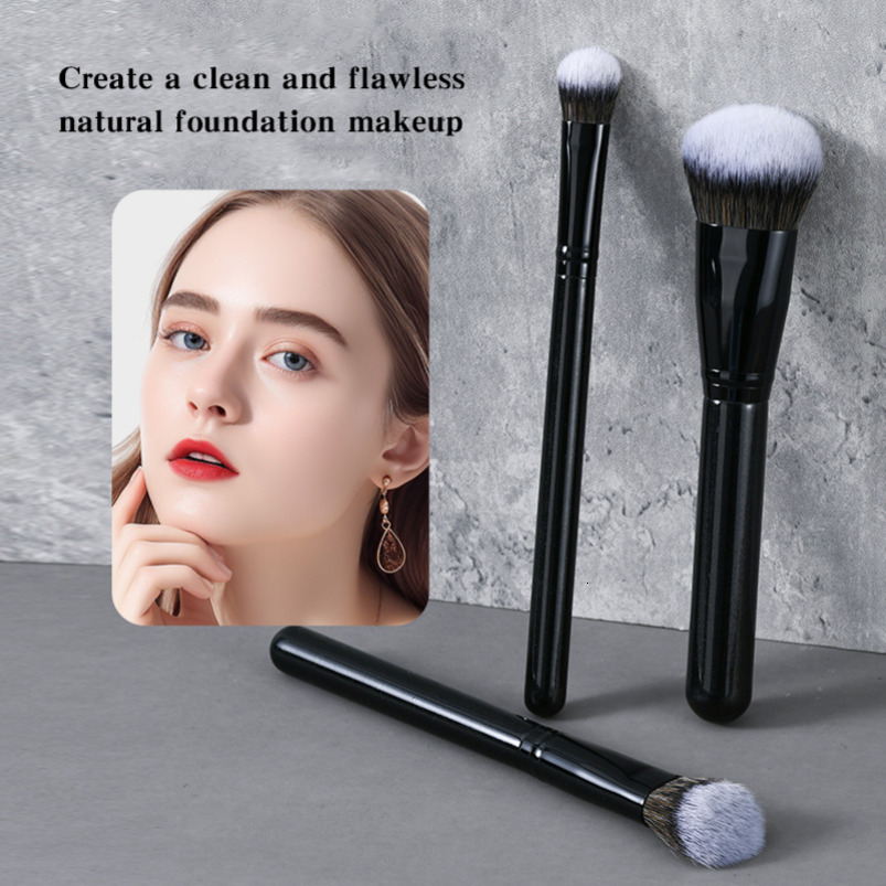 professional angled foundation brush ideal precision application of concealers and highlights perfect angle foundation brush