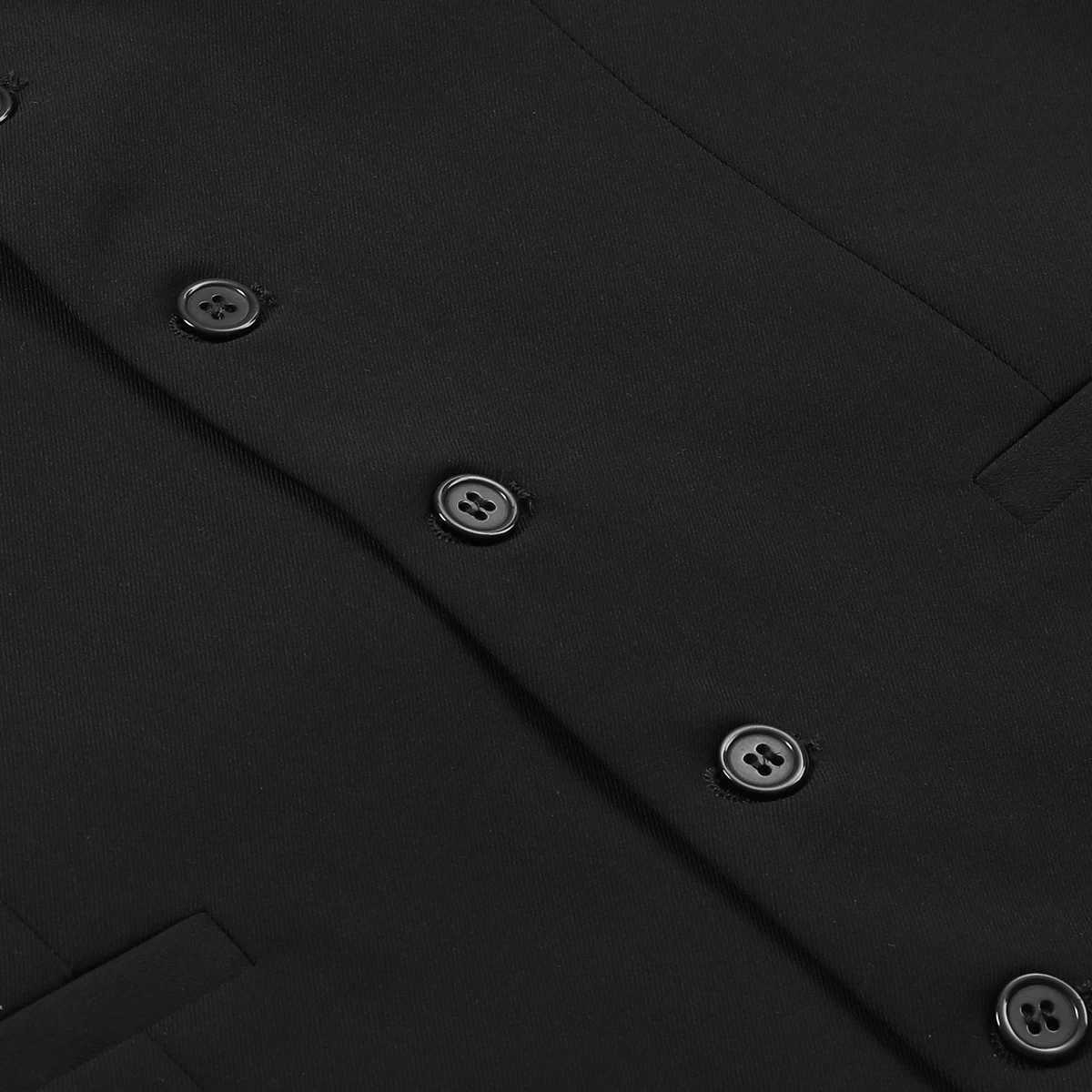 Vest for Men Wedding Easter Church Ceremony Black Waistcoat Banquet Office Business Formal Dinners Piano Performance Outfit Set W251029