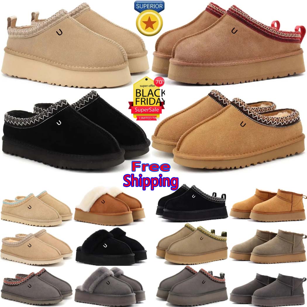 Tartz slippersTazz Slippers Tasman Fur Slips on Classic Mustard Seed Ultra Mini Platform Boots Slips on Les Petites Suede and Wool Blend Winter Designer Booties