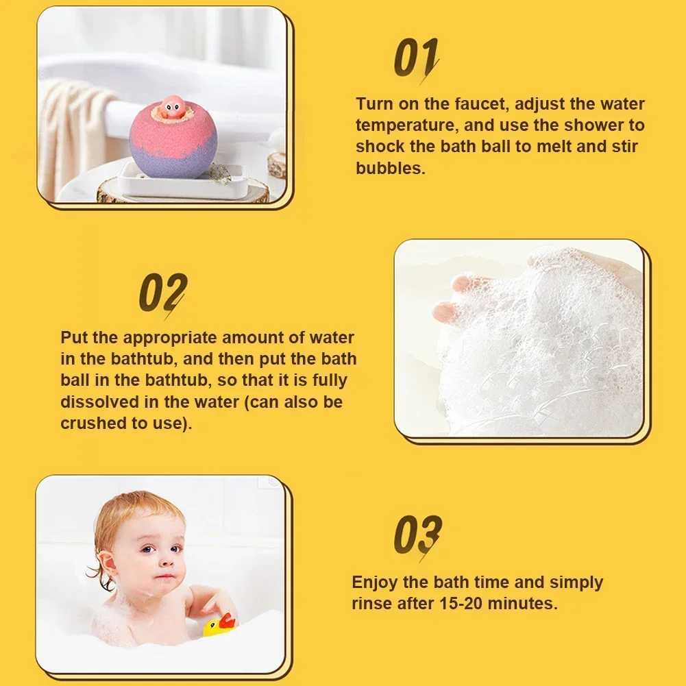 Bath Bombs for Kids with Surprise Inside Kids Bath Bombs Gift Natural Organic Kids Bubble Bath Fizzy for Girls Boy L251029