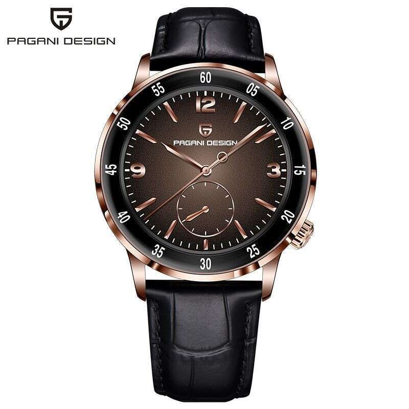 PAGANI DESIGNB New Fashion Men's Mechanical Watch with Double Push Button Butterfly Buckle Strap PD-1790
