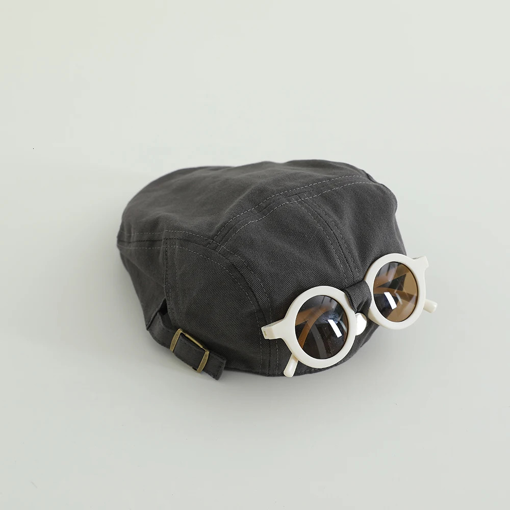 Childrens Caps With Glasses Handsome Spring Summer Baby British Beret Hats Boys Girls Korean Painter Hat For Kids 25 Years 251029