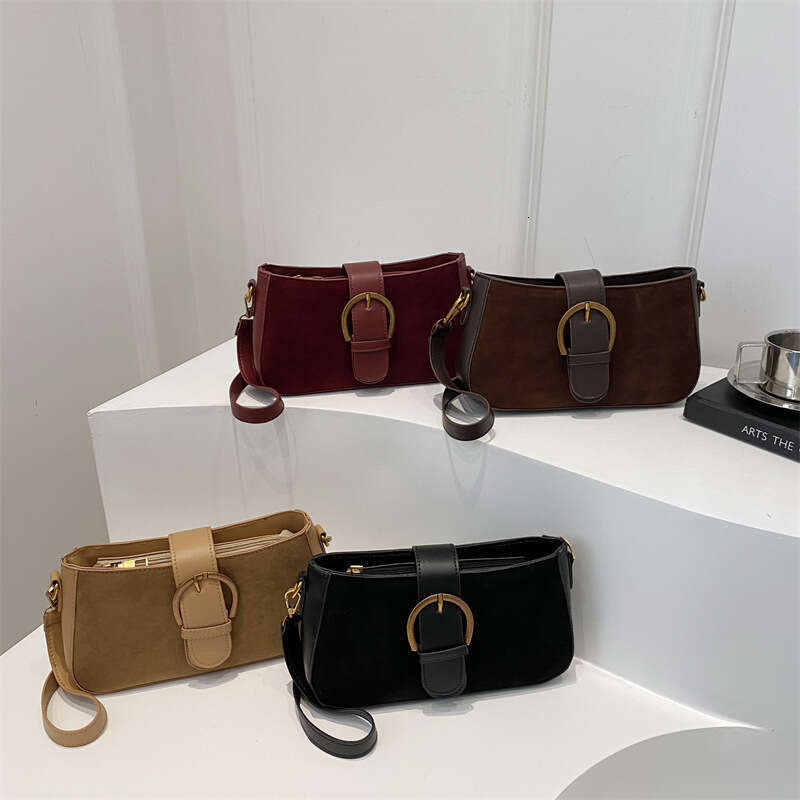 Designer bag Matte Texture Simple Casual Commuter 2025 Spring New Large Capacity Single Shoulder Underarm Small Square Bag