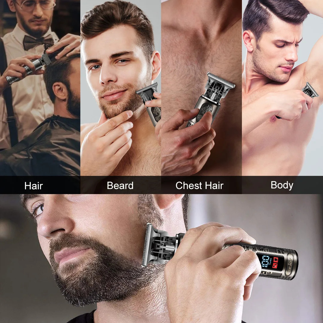 Sejoy Professional Hair Clipper kit for Men Cordless Electric Trimmers Rechargeable Hair Cutting Machine 251029