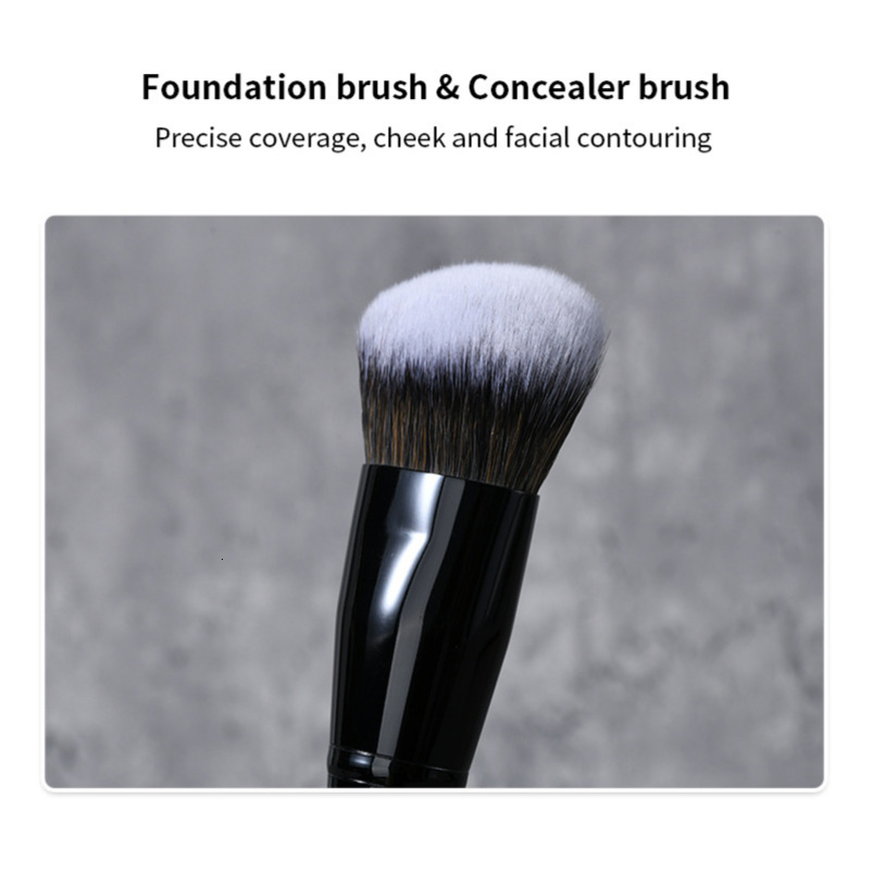 professional angled foundation brush ideal precision application of concealers and highlights perfect angle foundation brush