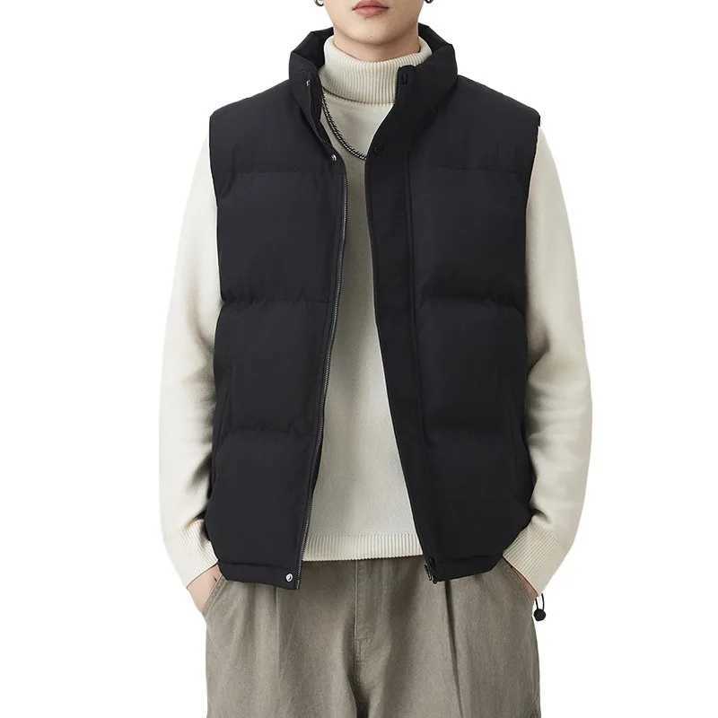 Winter New Style Super Popular Ins Casual Mens Fashion Trendy Versatile HighqualitySoftComfortable Cool Vest Warm Vest Jacket W251029