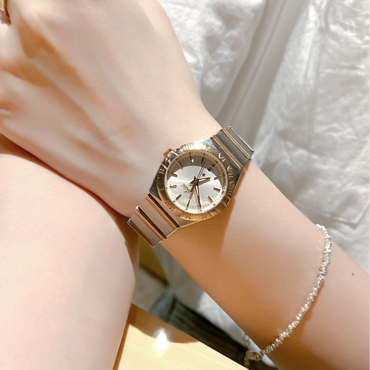 Designer Watch Double Eagle Constellation Series European Fashion Steel Luxury Band Trendy Korean Style Quartz Women's Watch