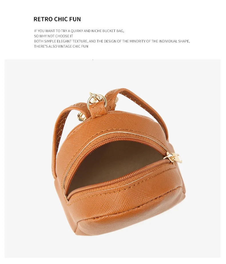 PU Mini Coin Purse KoreanJapanese Style Earphone Pouch Cute Storage Bag Mini Coin Bag Leather Key Chain Pouch 251029