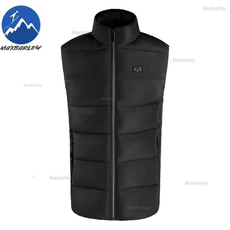 2025 Heated Vest Mens Winter Selfheating Clothing USB Smart Technology Infrared Heating Sleeveless Jacket Snowboard Waistcoat W251029