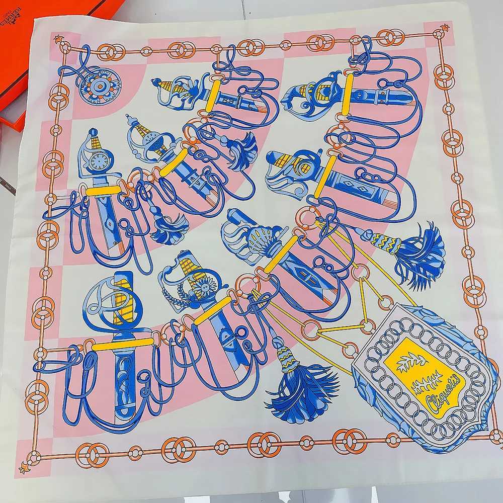 New Brand Manual Hand Rolled Twill Silk Scarf Women Shawls Luxury Design Sun Protection Hijab Fashion Square Scarves NeckerchiefW251029