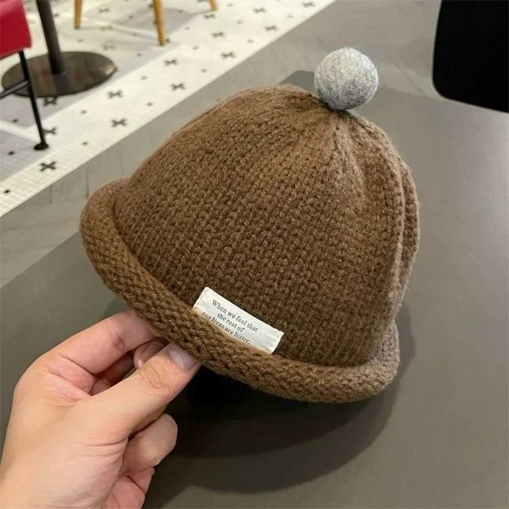 Fashion Solid Color Winter Baby Hat Warm Cute Design Infant Cap Soft Comfortable Landlord Hat Kids Boy Girl251028