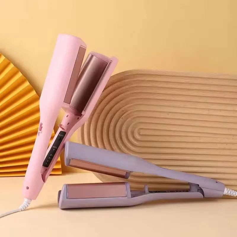 Foldable Lcd Display Hair Styling Professional Wave Hair Curling Ceramic Irons 3 Barrel Electric Hair Curler 251029