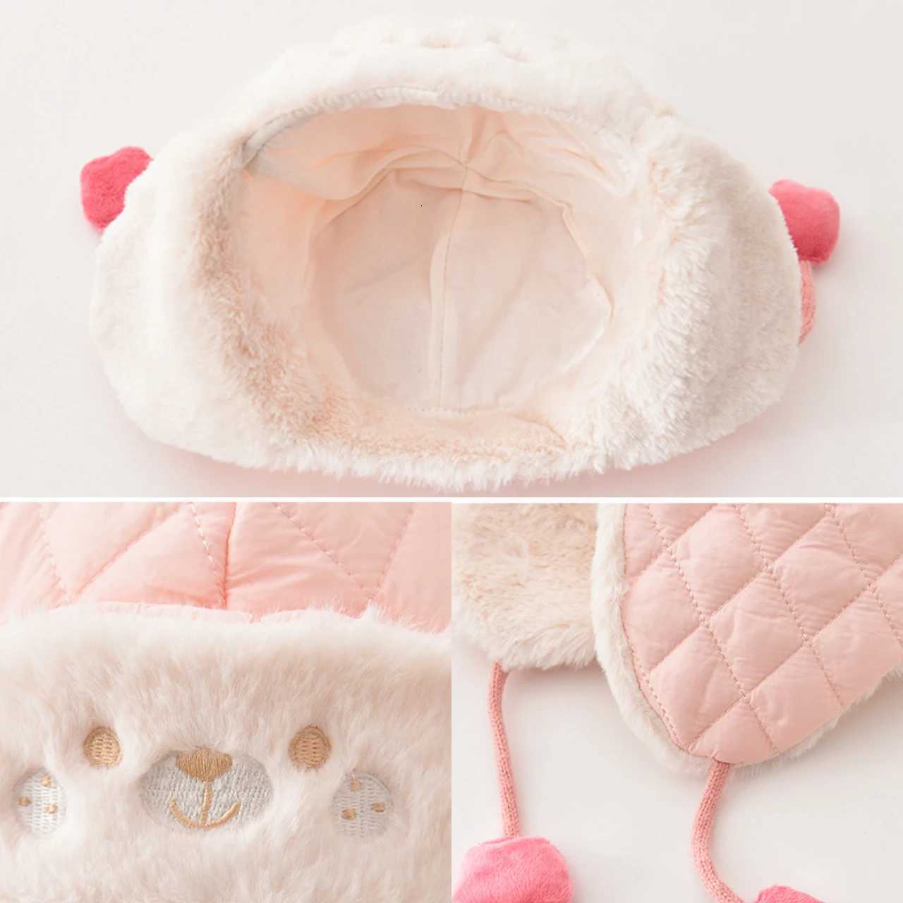 Winter Baby Ear Protection Hat Cute Cartoon Toddler Plush Earmuffs Cap Thick Warm Kids Headgear Bonnet 624Month Boy Girl Beanie251028
