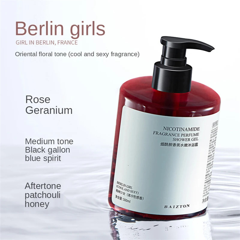 Niacinamide Perfume Shower Gel Body Wash Exfoliating Smoothing Gentle Cleansing izing Bath Lotion Women Men 251023