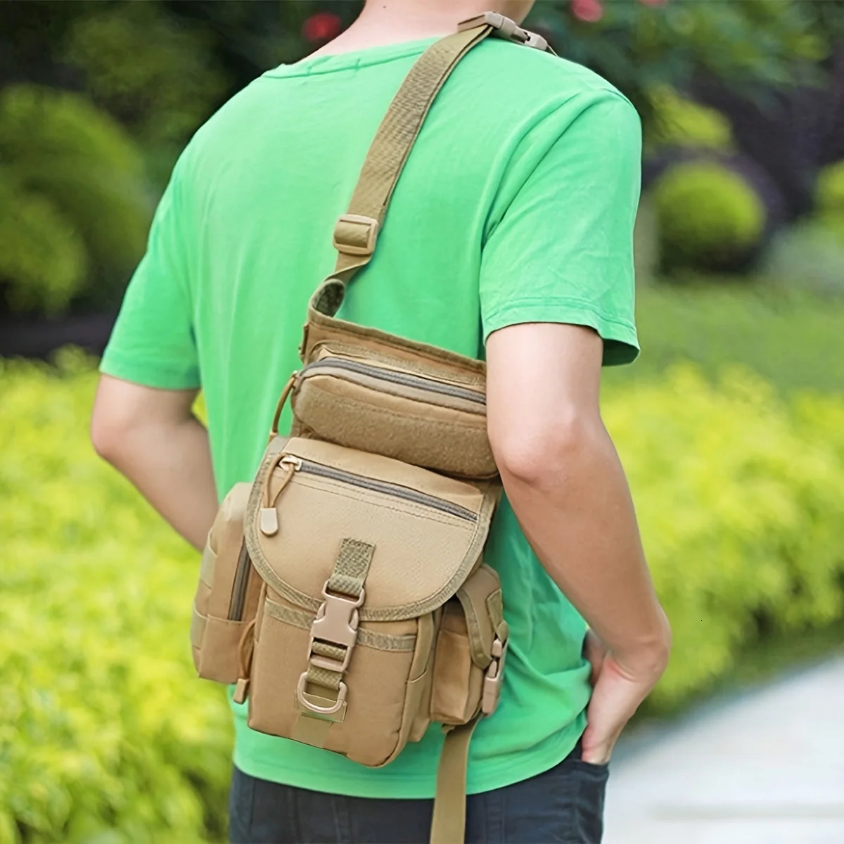 Outdoor hiking waist bag fishing cycling leg bag camping camouflage tactical leg bag leg hang pography sports leg bag 251021