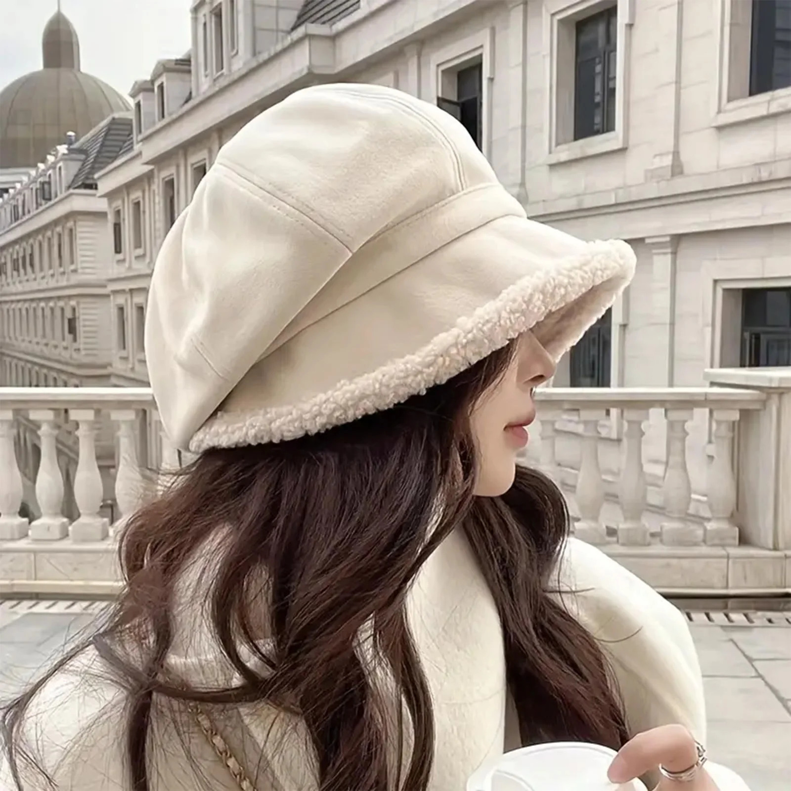 Women Beret Hat Classic French Style Beret for Women Winter Warm Breathable Casual Beret Caps for Outing Travelling Vacation 251029