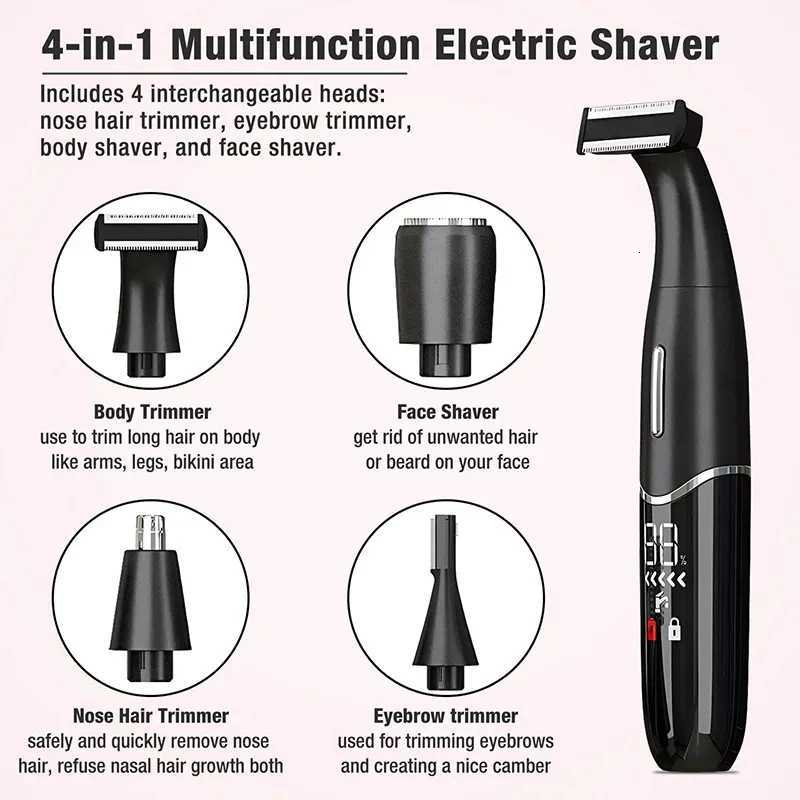 Intimate Areas Haircut Precision Shaver Men Bikini Line Sensitive Razor Balls Eggs Pubic Hair Shaving Trimmer Face Beard Clipper M251029