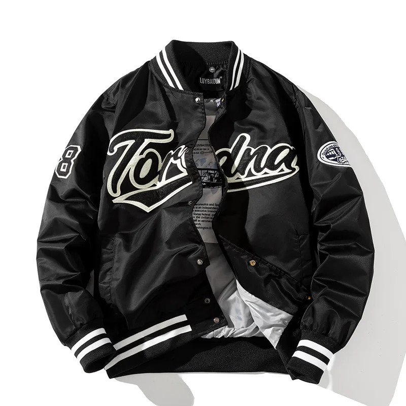 Hip Hop Baseball Jacket Men Women Embroidery Letter Streetwear Fashion Vintage Windbreaker Couples Spring Autumn 251028