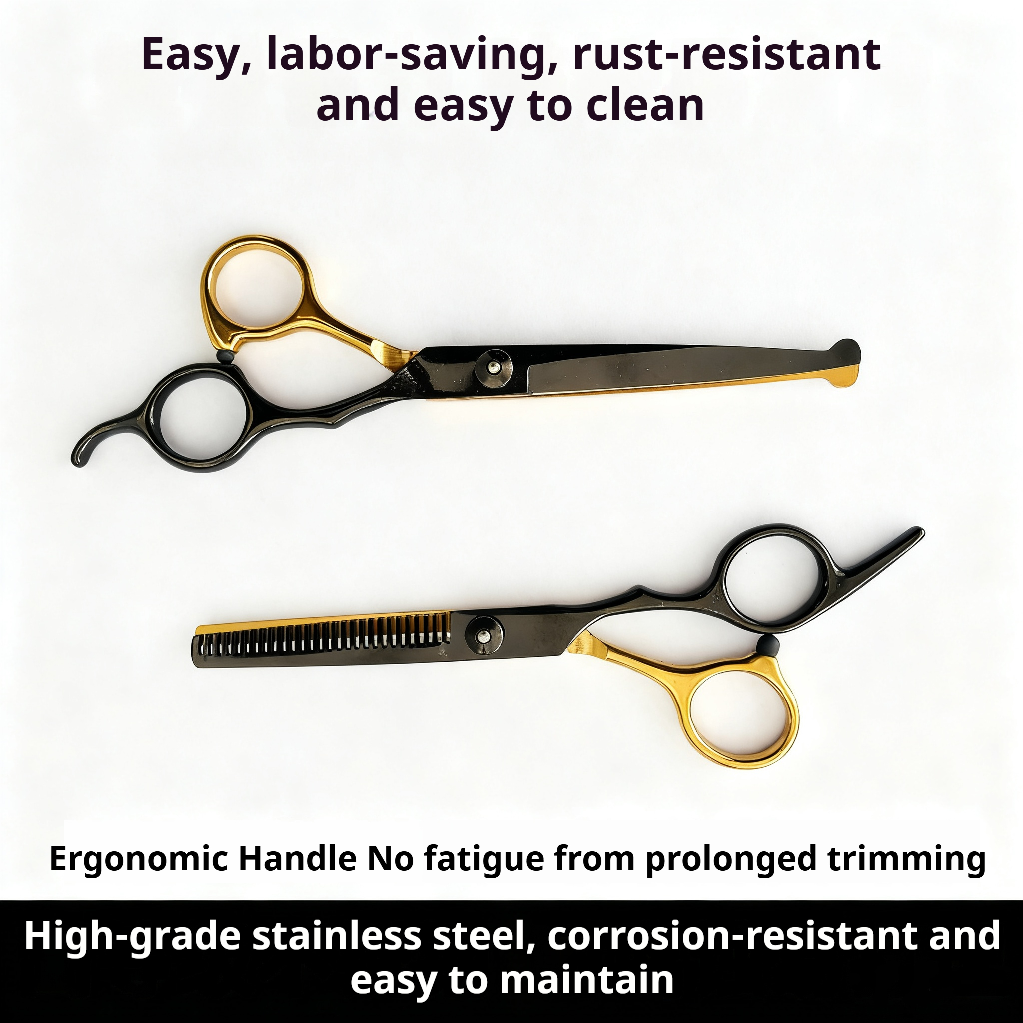 Ultra-Sharp Hair Clipper Set for Beginners: Dual-Purpose Pet Grooming and Home Use, Never Snags Hair