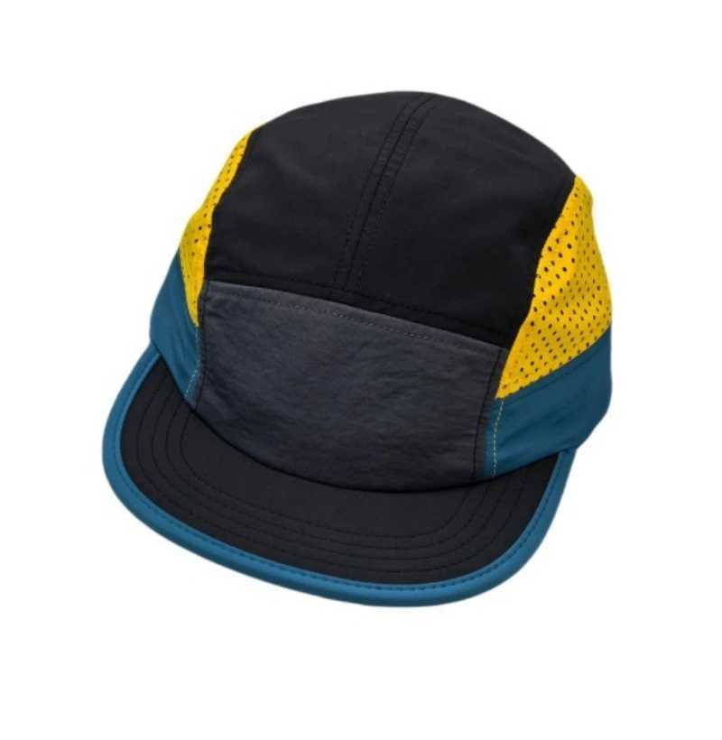 Ultralight 5 Panel Mesh Cap Dry Quick Breathable Running Cap Outdoor Sports Hat For Cycling Baseball Trail Running Snapback HatW251029